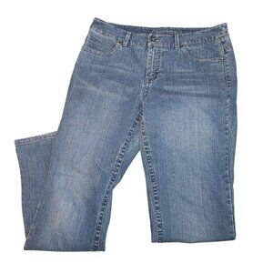 Sonoma Life + Style Modern Straight Leg Jeans Size 10 T Womens Denim Blue jj3771
